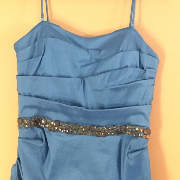 Cache Blue Cocktail Dress - Picture 2 of 4